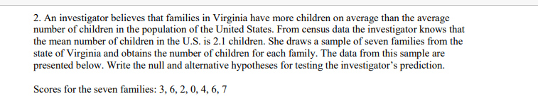 t-test for each of the following problems, decide upon a decision rule,