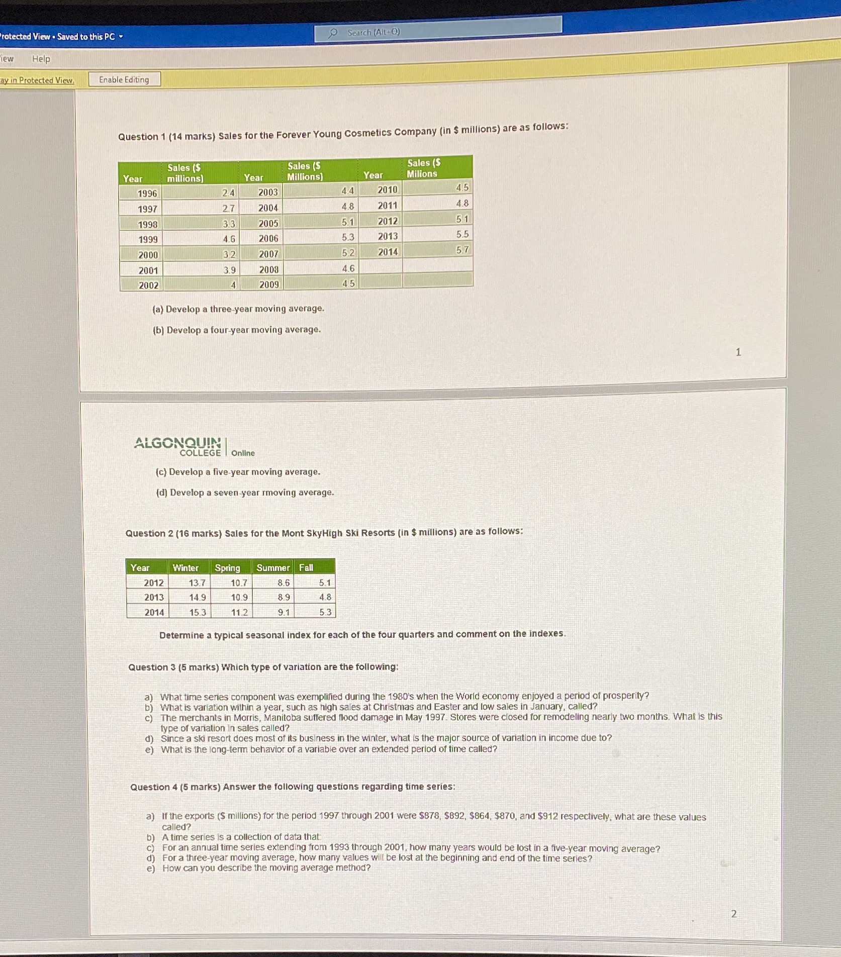  rotected View . Saved to this PC - Search (Alt+0) jew