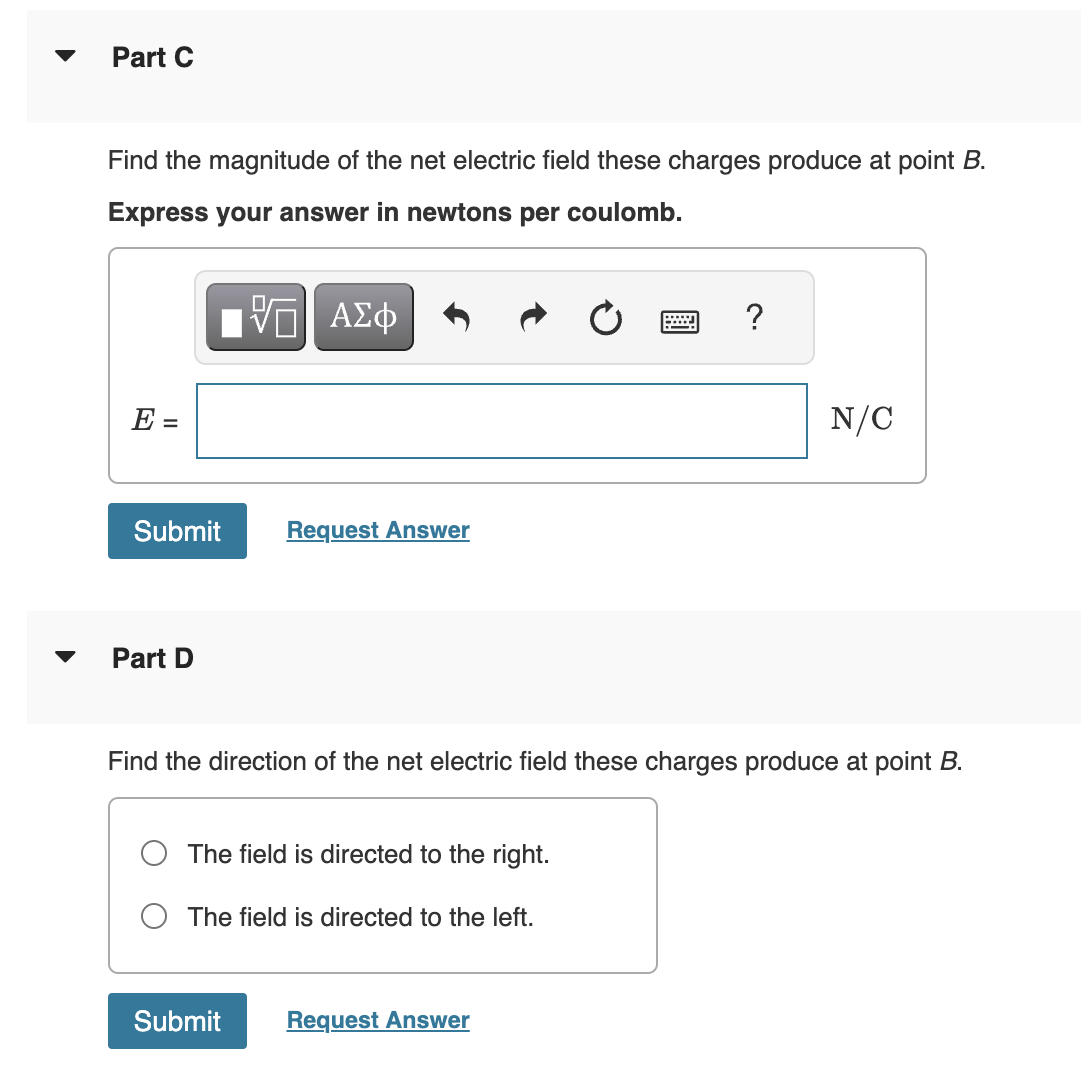 (see the figure(Figure 1)). Find the magnitude of the net electric field
