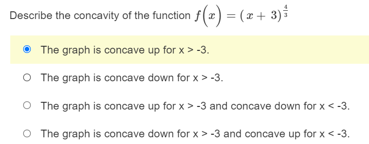points are a = 1 and 27 O The critical point is