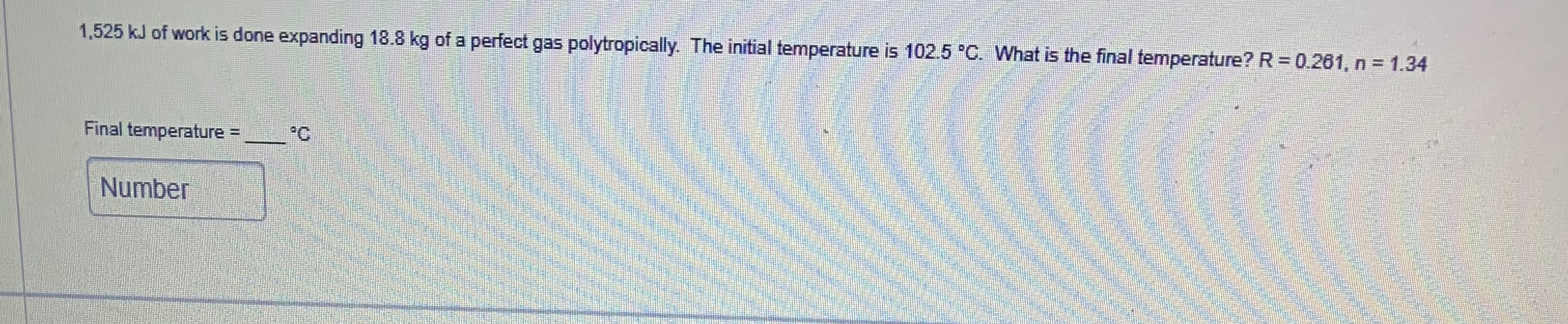 is the index of compression for this gas? NumberAn air compressor has