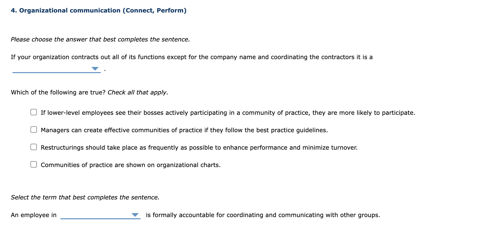 Matc h the term that best describes it. Use each term only