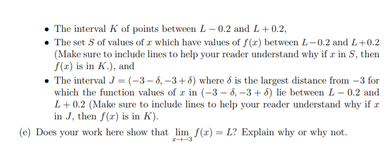 question, your goal is to demonstrate the estimate in the limit denition