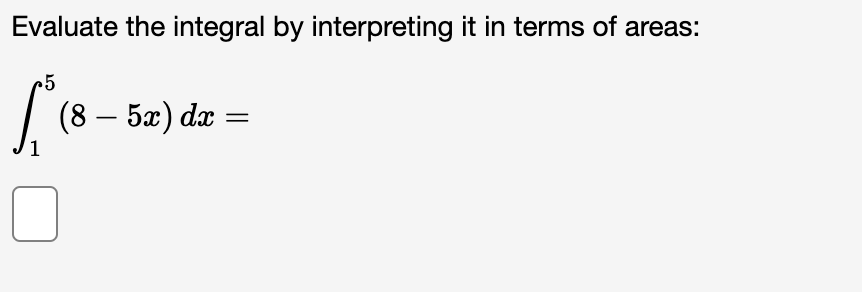 the figure below. The two parts of the graph are semicircles. Evaluate