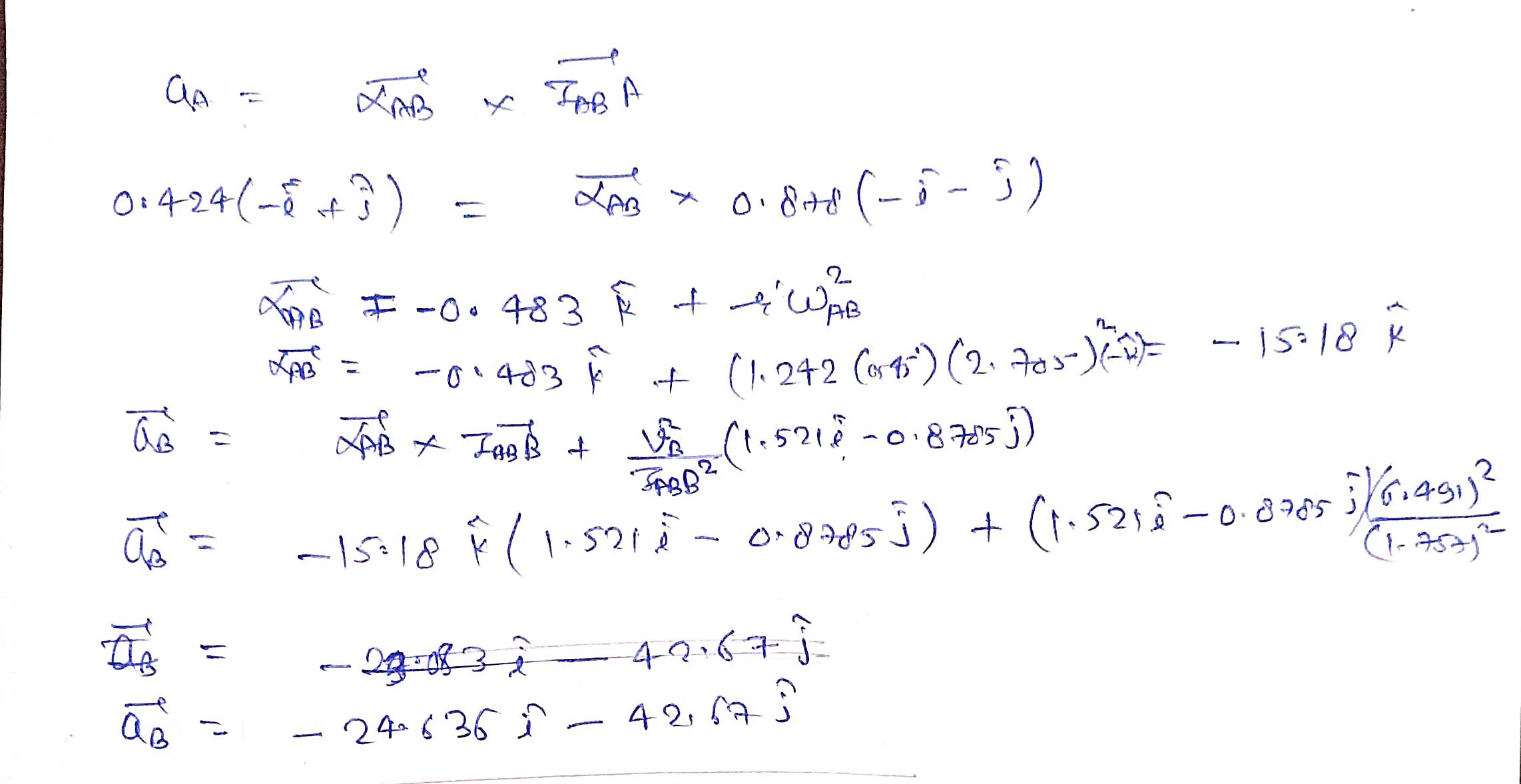 CW) and (IDA = 0.5 rad/51 (counterclockwise CCW). Determine the velocity 19,;