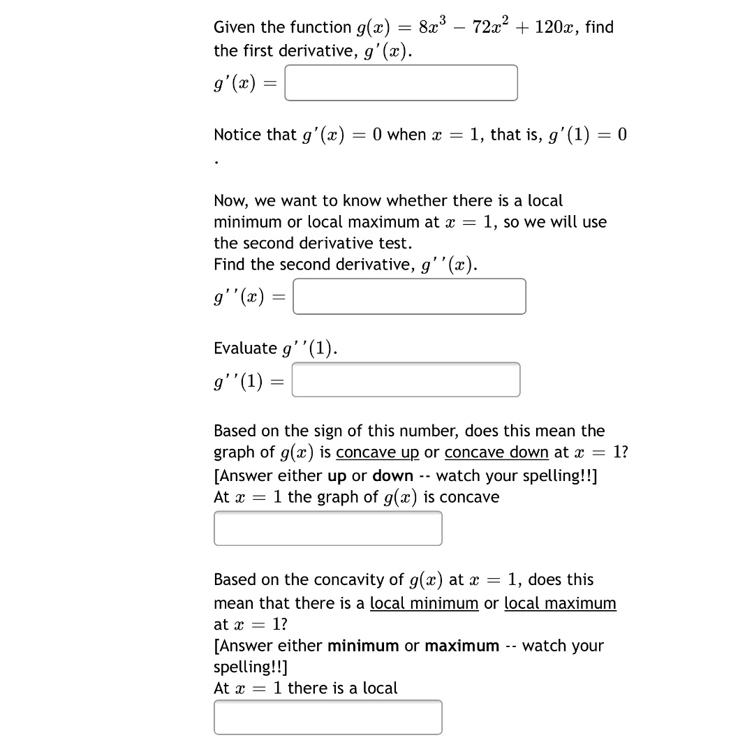 Given the function 901:) : 8:123 723:2 + 120m, find the