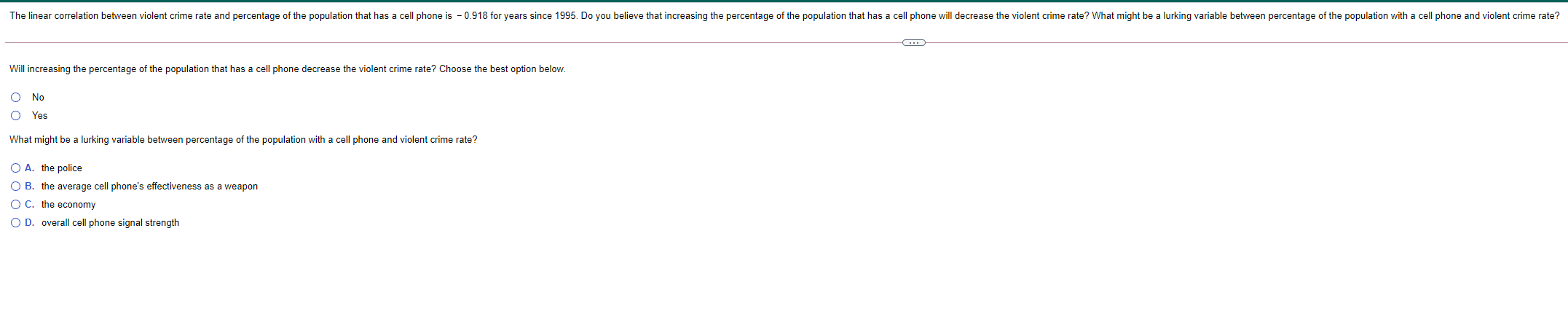 to view the data set. Click here to view the critical values