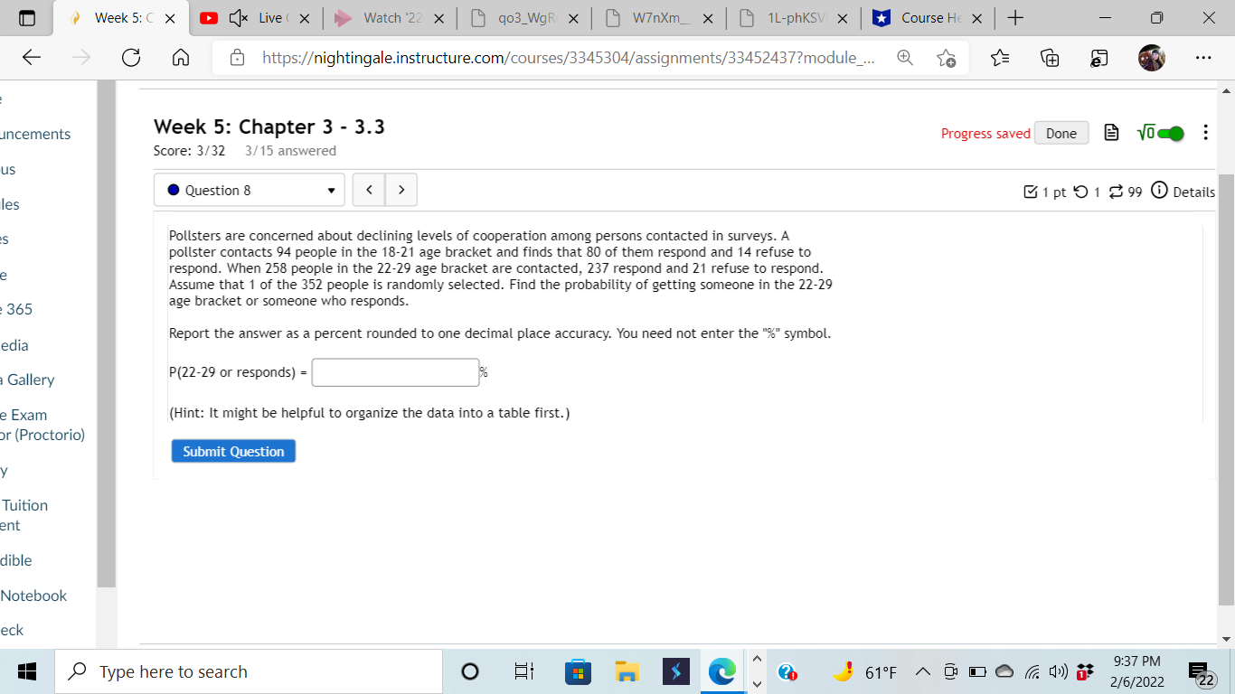  Week 5: C X x Live ( X Watch '22 x