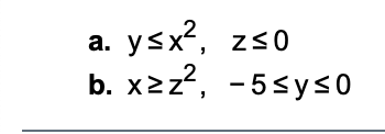 Write the inequality that describes the half-space of the set of points