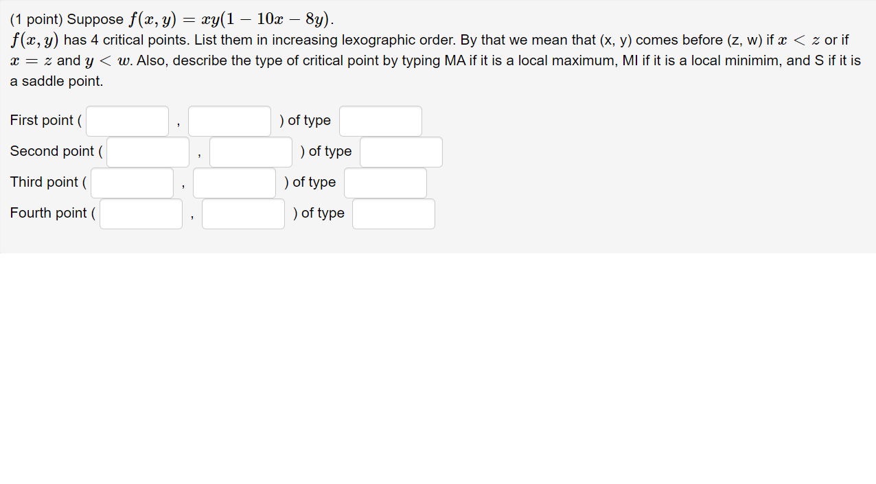 Please thanks! (1 point) Suppose at, ) : 2:3;(1 10$ 8y). m,