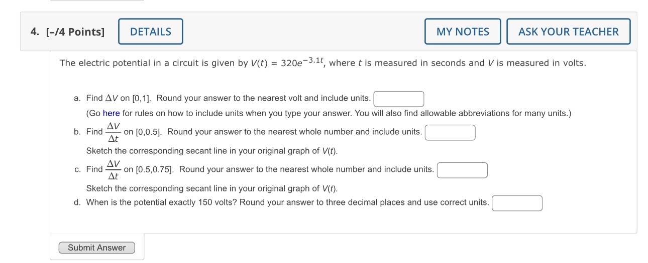 is measured in months and R is measured in rabbits. Create a