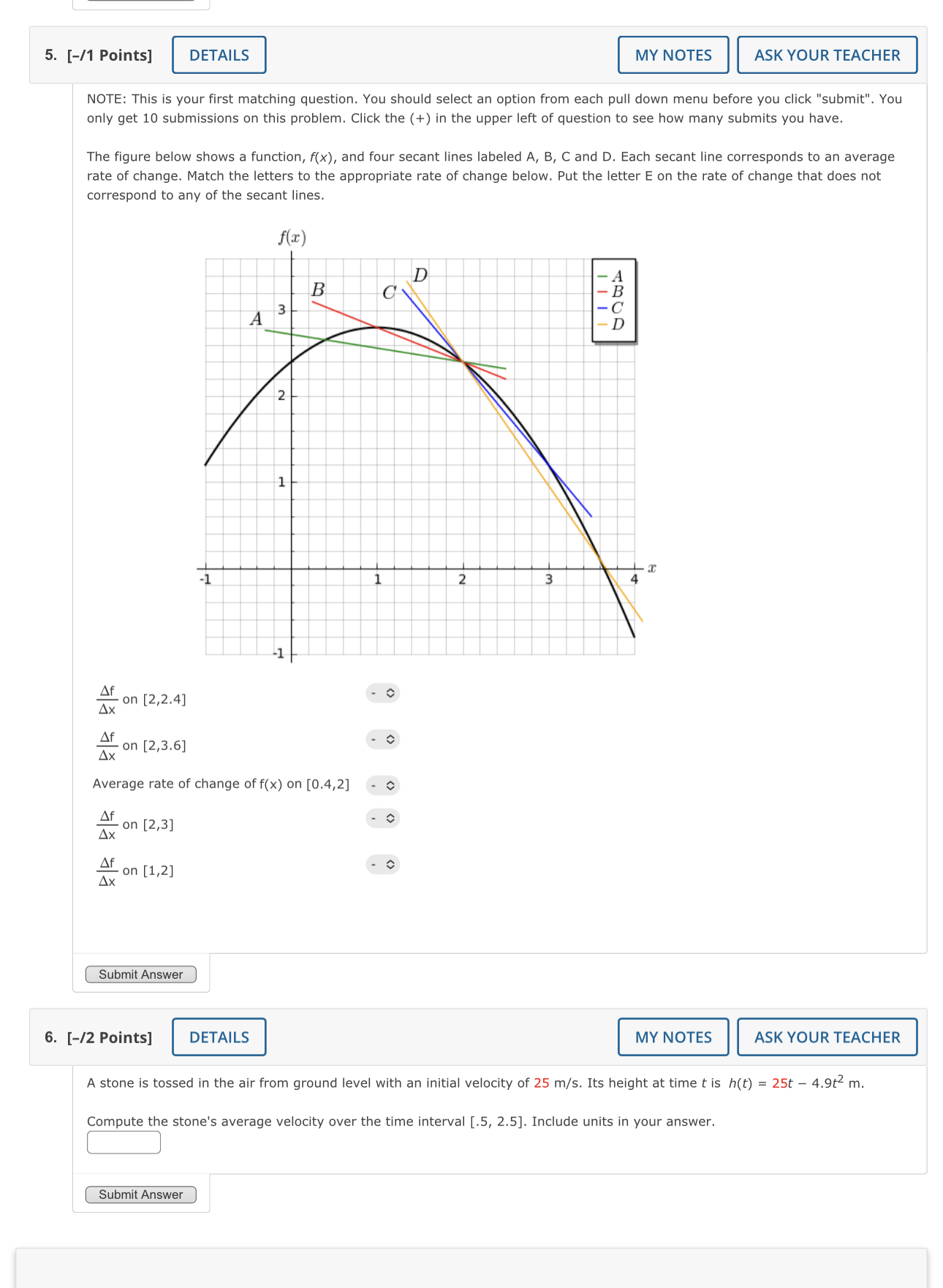 clear and properly labeled graph of RU) on the domain El 5
