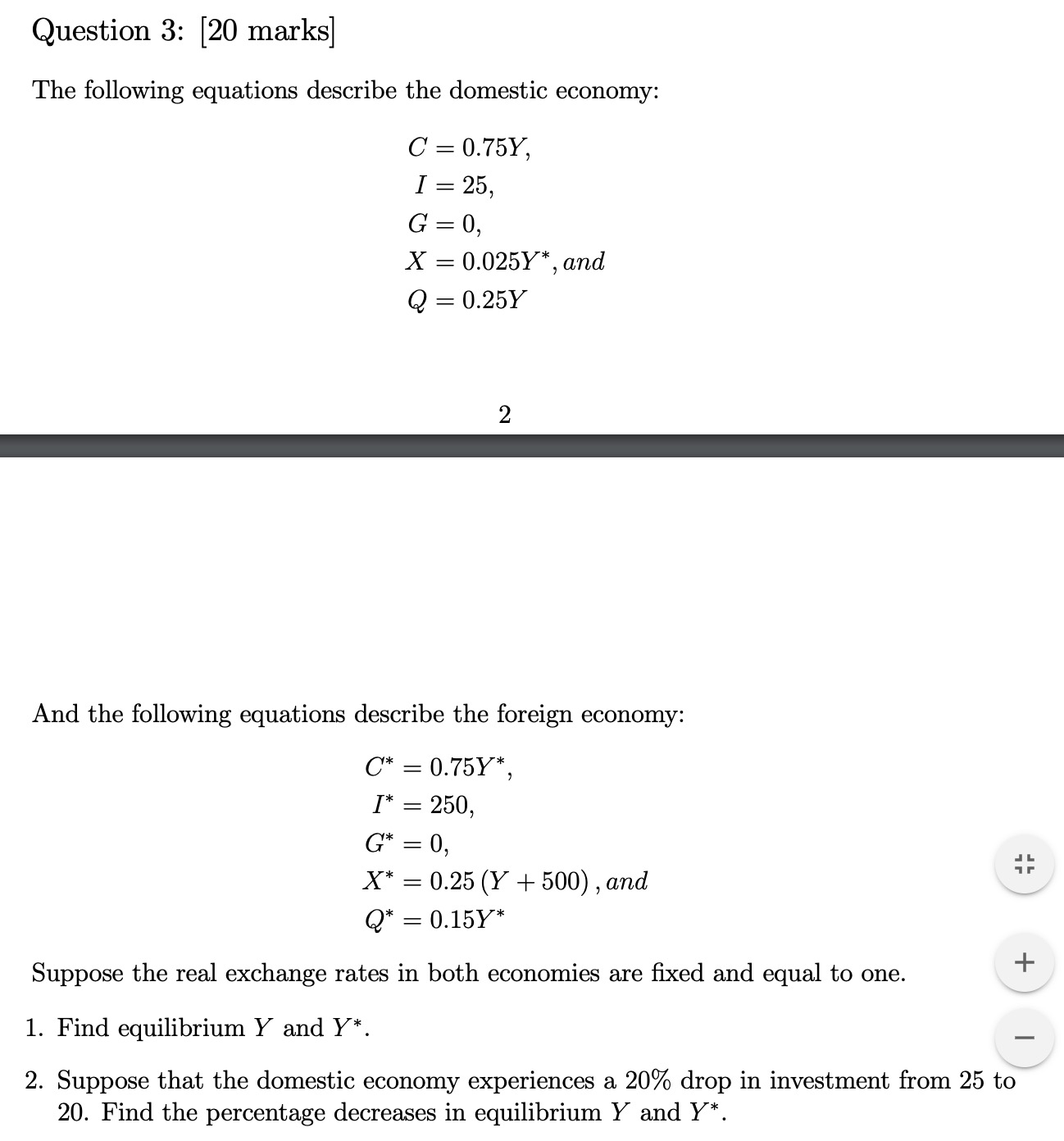 pls help me with the question below, thanks! Question 3: [20 marks]