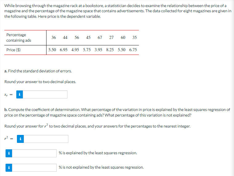 While browsing through the magazine rack at a bookstore, a statistician