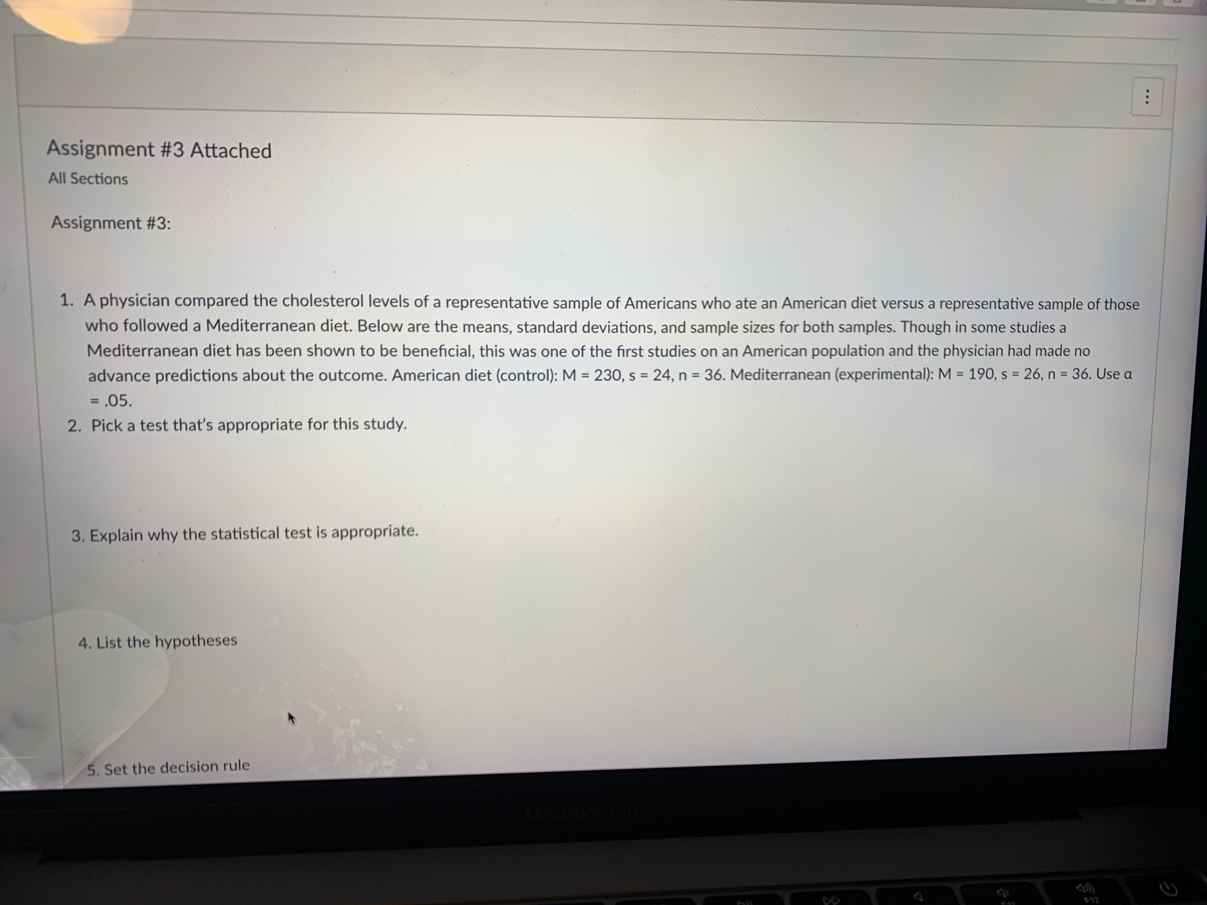  . . . Assignment #3 Attached All Sections Assignment #3: 1.