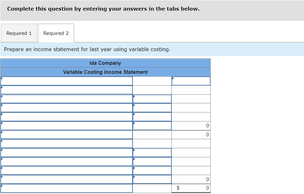 overhead cost is included in the company's inventory at the end of