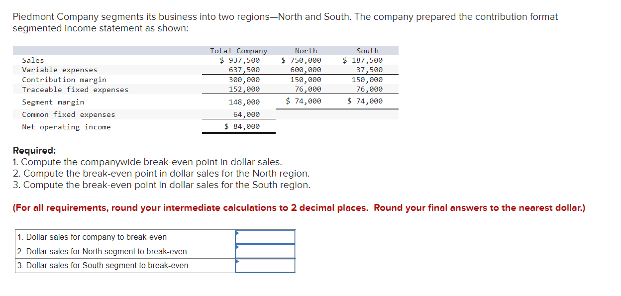 below. Required 1 Required 2 Prepare an income statement for last year