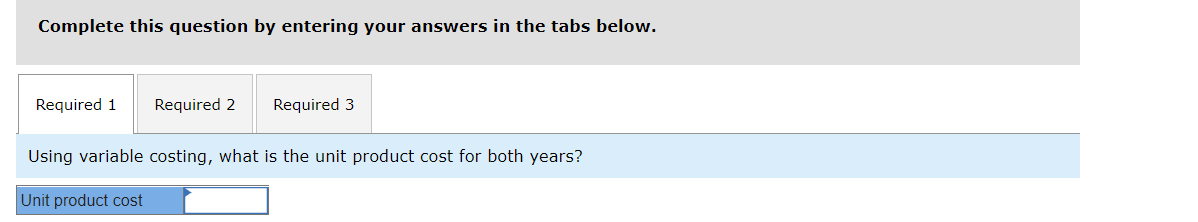 using variable costing. Ida Company produces a handcrafted musical instrument called a