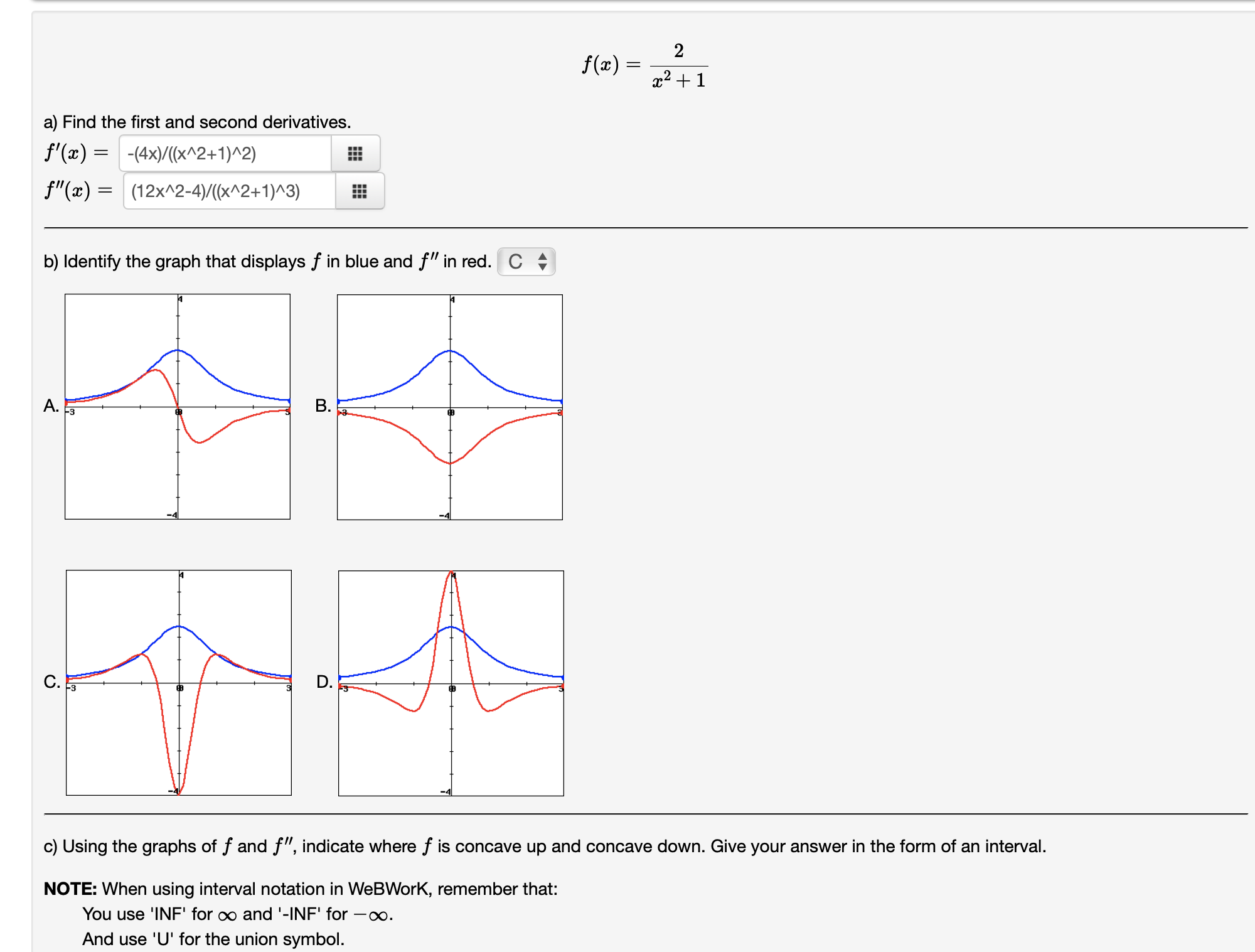 Hi I need help with this 4 questions:1. 2 f (ac )