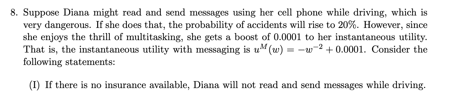 probability of an accident is 10% and she will lose the car