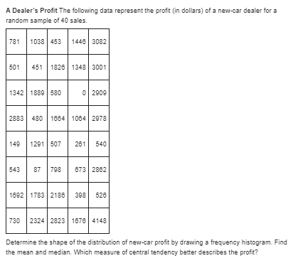 as the measure of central tendency when three measures are taken, rather