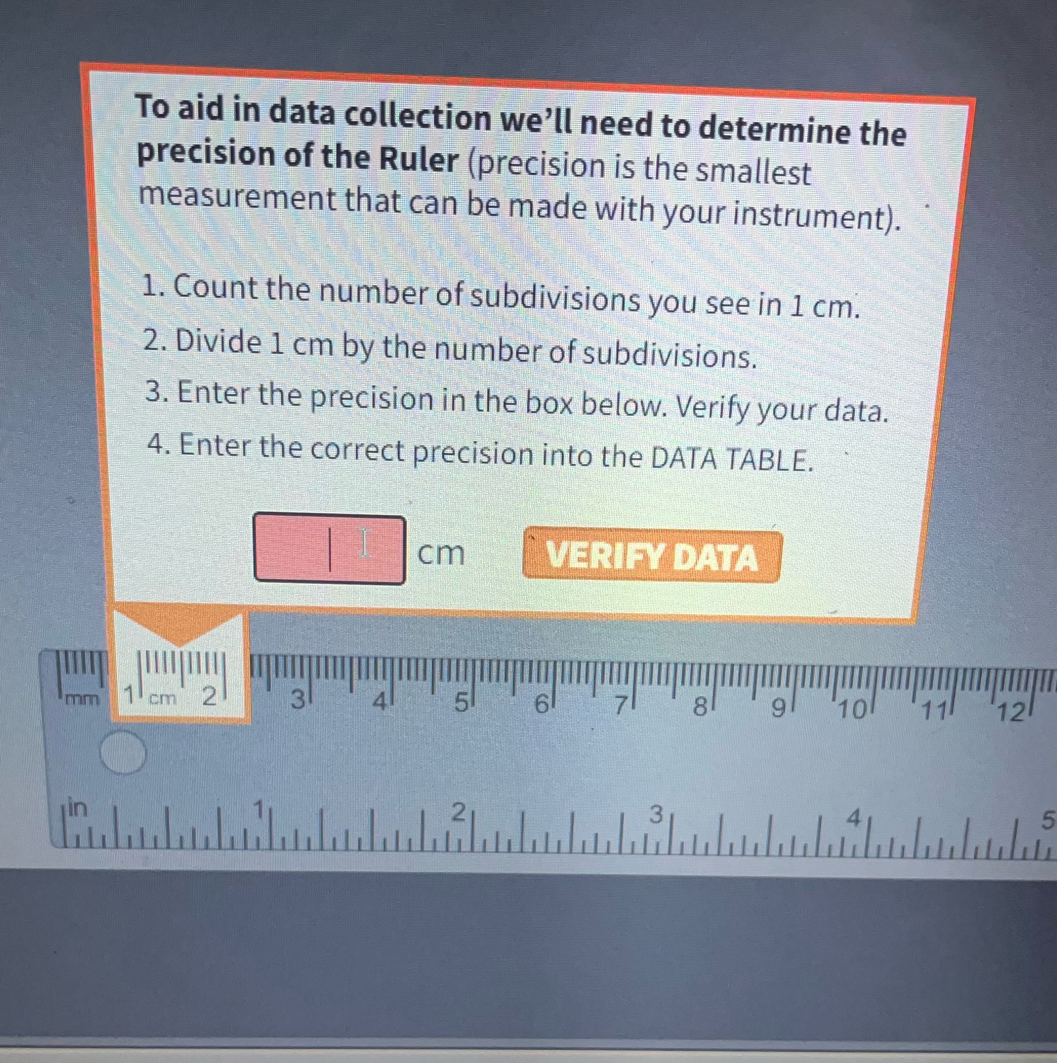 Hello I need help To aid in data collection we'll need to