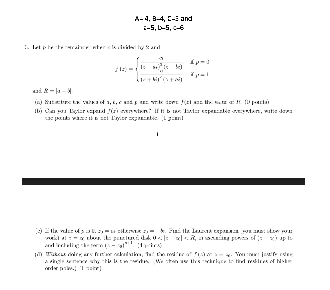 A: 4, 3:4, (2:5 and a=5, b=5, c=6 3. Let p
