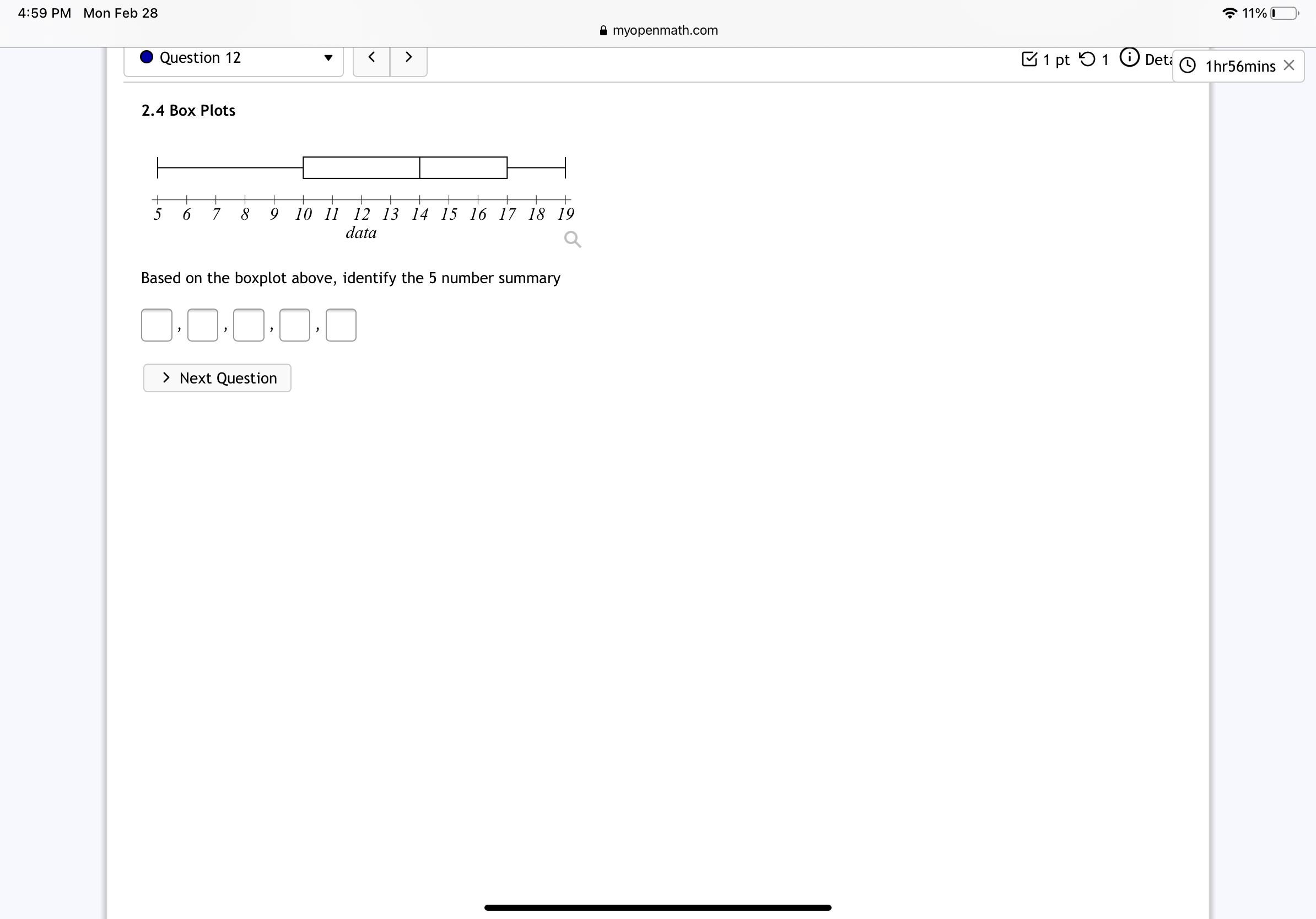 following GFDT. ' G 1hr56mins X Frequency Report mode and median accurate