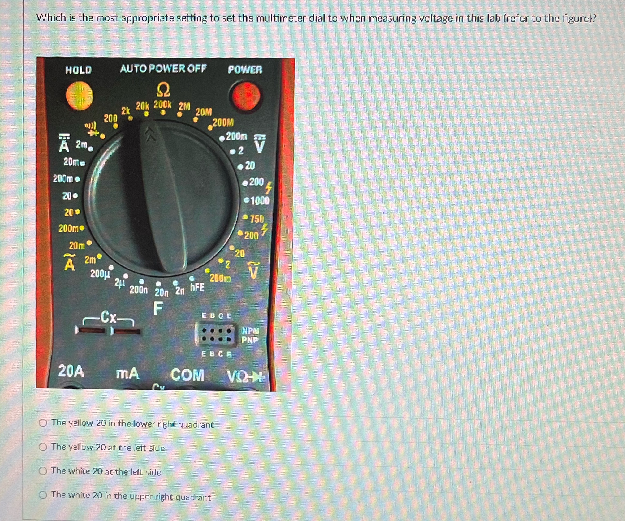 I was learning about dials and I was confused about this question.