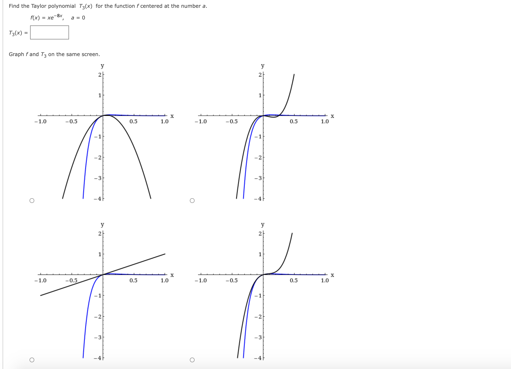 : 2. [-/2 Points] DETAILS SCALC8 11.10.012. MY NOTES Find the Maclaurin