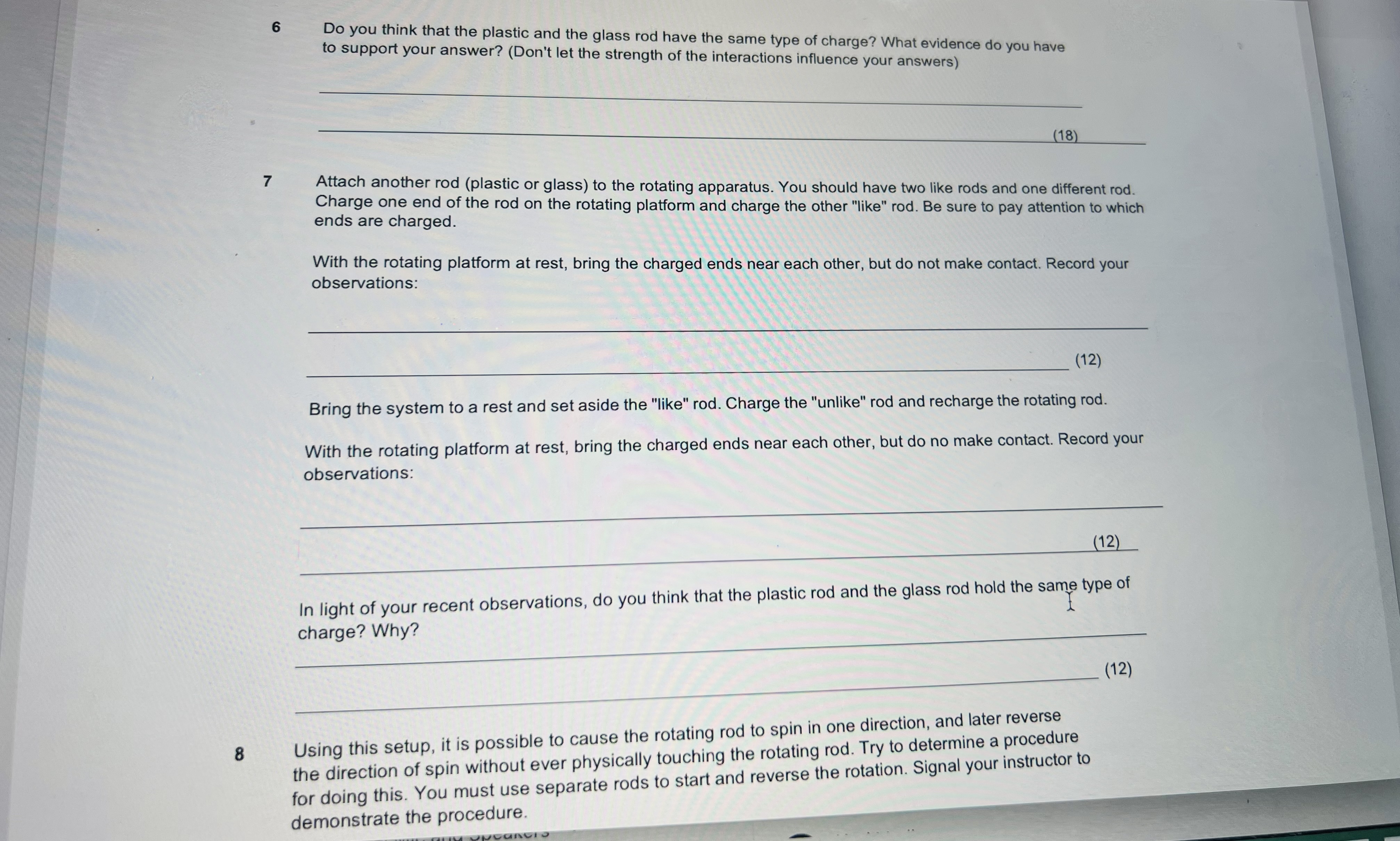 idea of electric charge. Many of us confuse the name of a