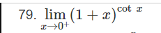Please explain to me. Practice Exercises 1783. Limits Evaluate the following limits.