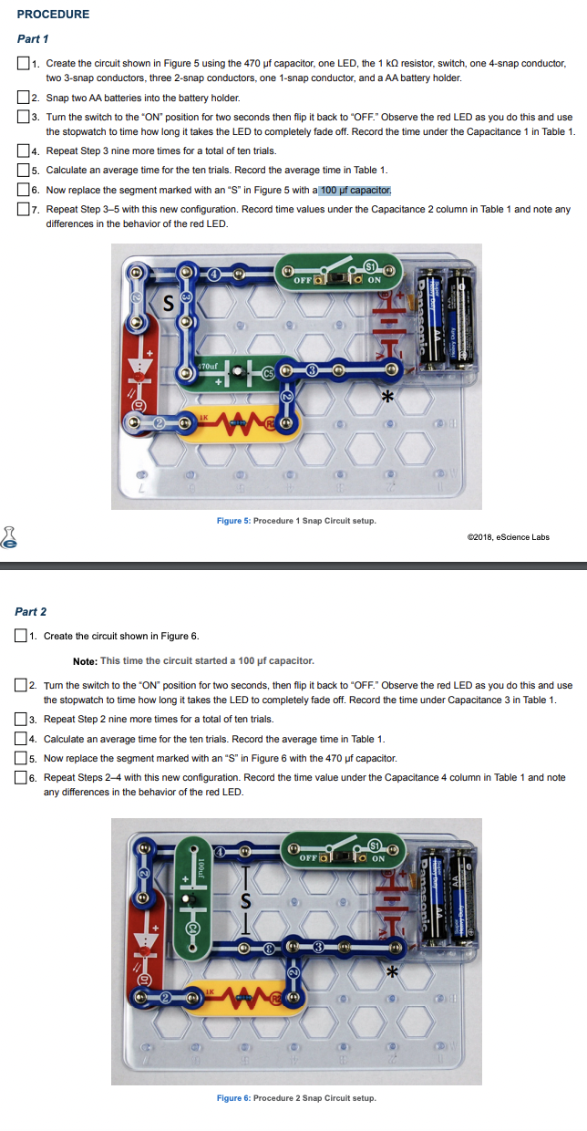 Directly below are the questions: 2. After adding the 100 uF capacitor