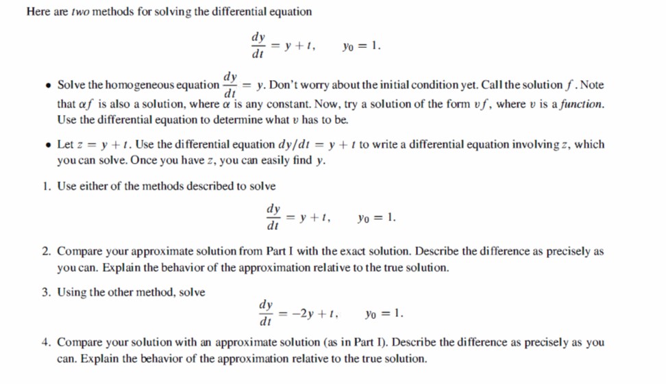 Please use the second method to solve number three and show work