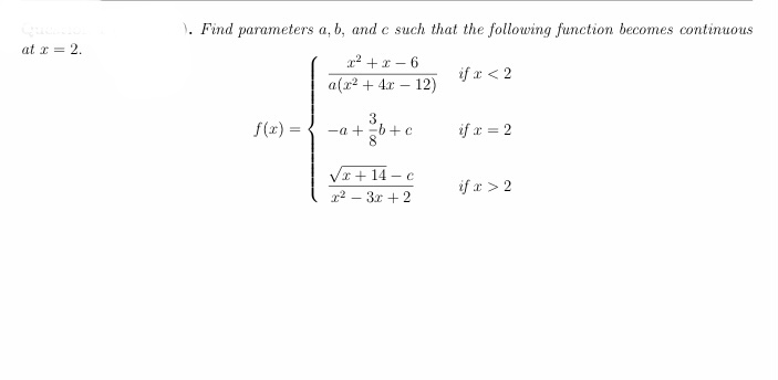 I'd like a step by step solution for this problem. Please include