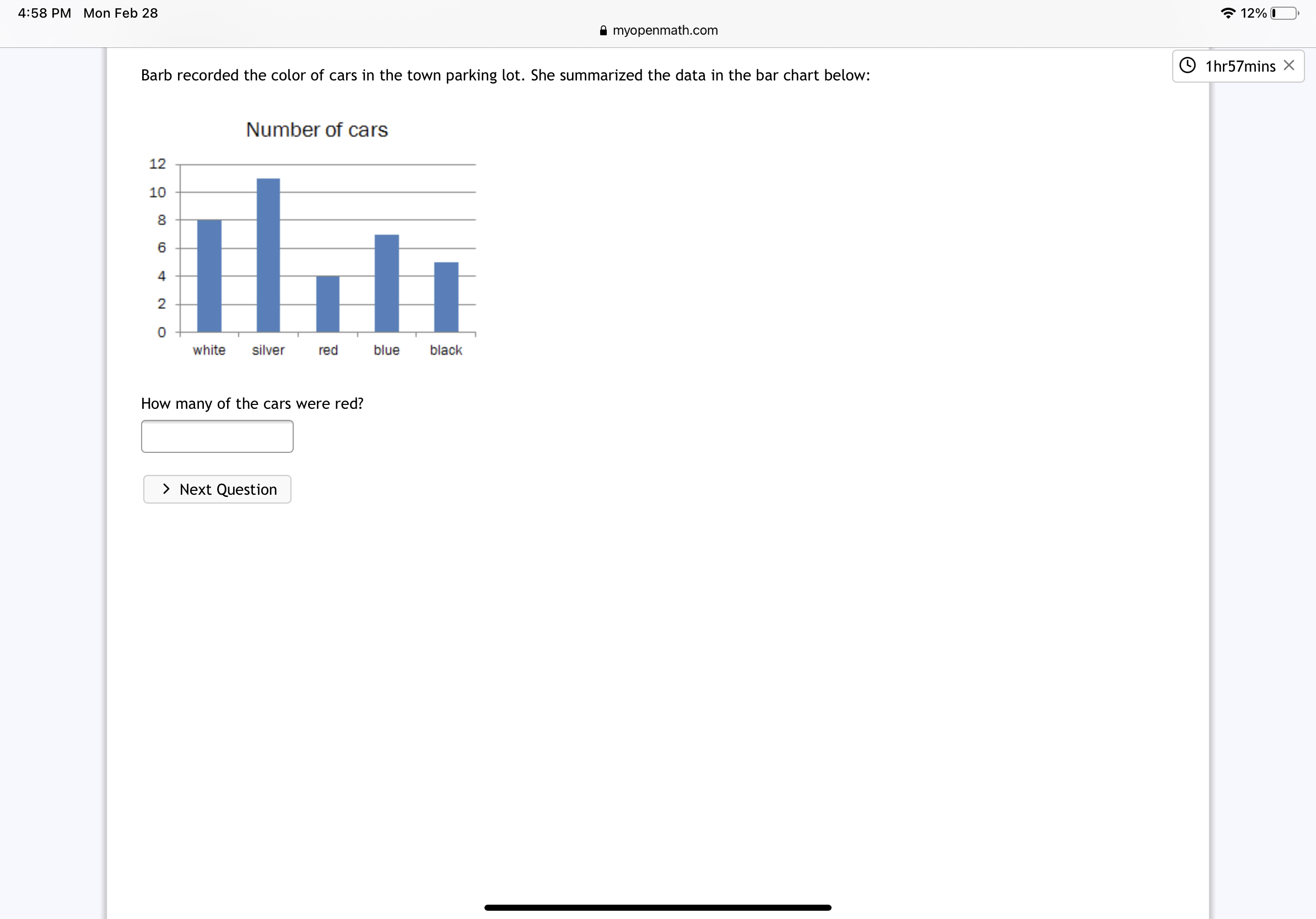 Feb 28 12% AA myopenmath.com C + X M MyOpenMath Favorites myOpenMath