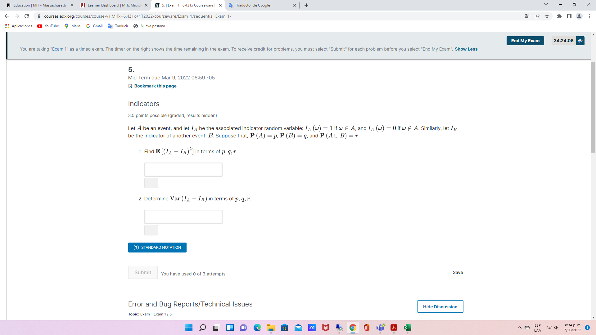  I'll Education | MIT - Massachusetts x | Learner Dashboard |