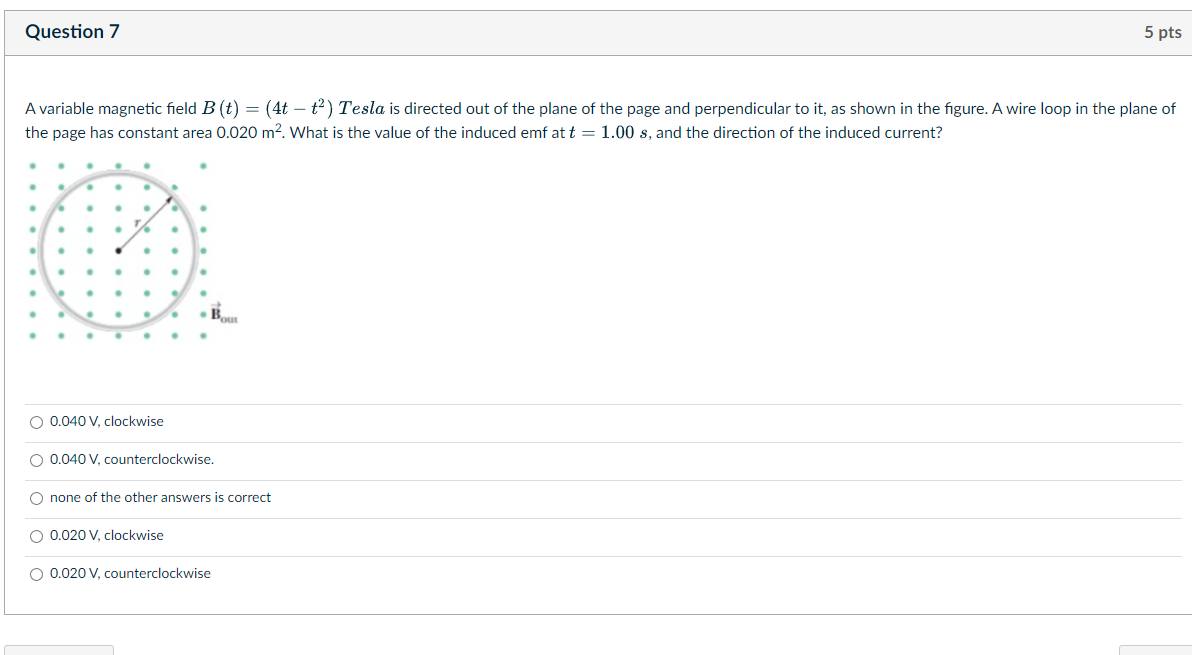 circuit is 0.50 A. What is the magnitude of the voltage across