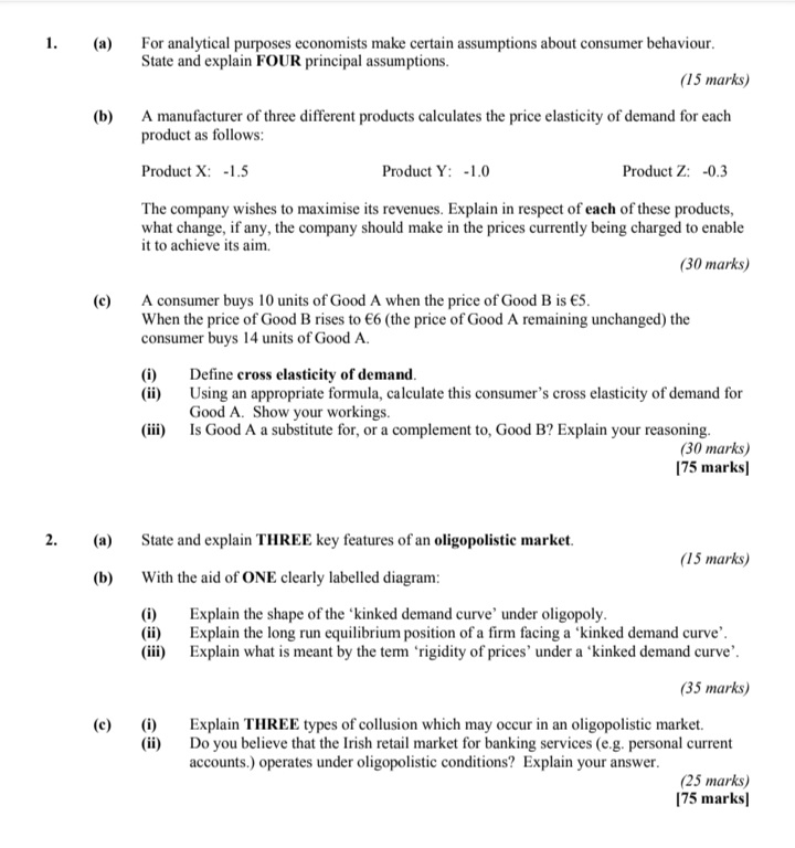 the following terms, using relevant examples in each case: (i) Fixed Capital