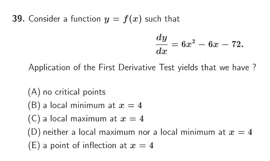 * = 0 equal to 2? (A) (B) In(2) (C) 3 (D)