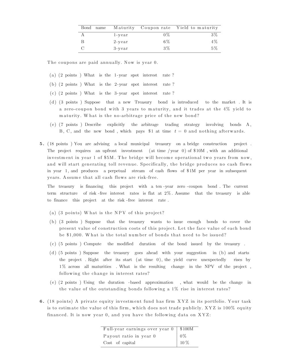 5. 6. W W B 2year 6% 4% C 3year 3%