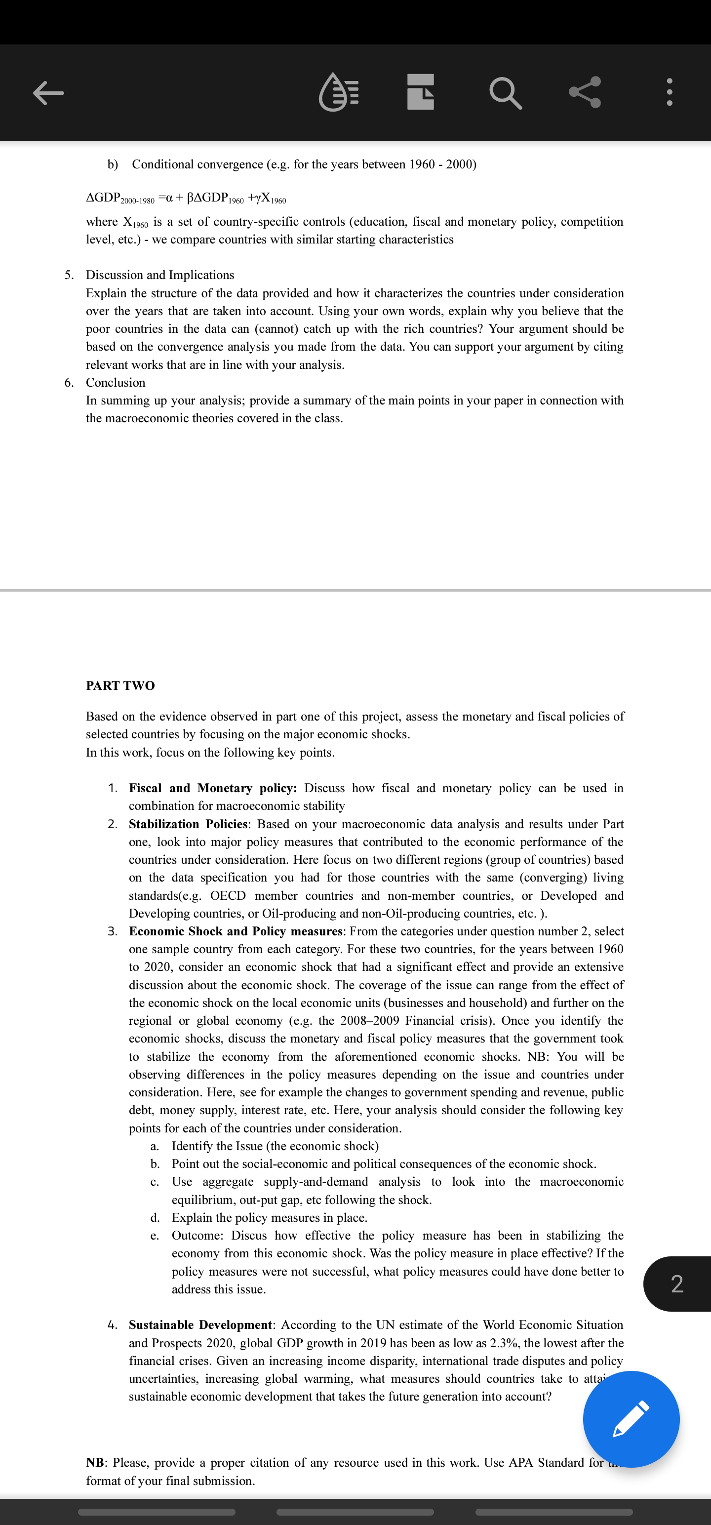 Instability, and Policy Measures Due: September 14, 2022 This assignment is prepared