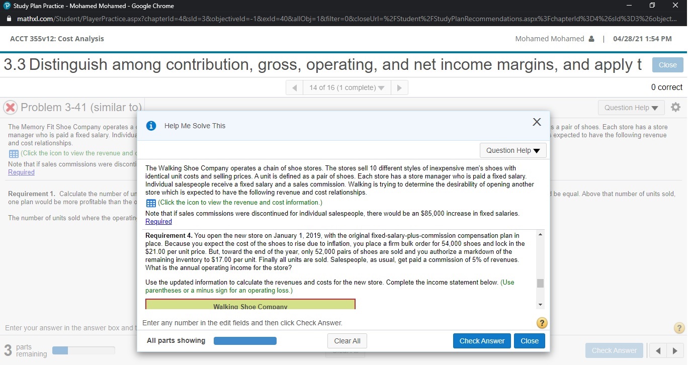 ACCT 355v12: Cost Analysis Mohamed Mohamed & | 04/28/21 1:54 PM 3.3