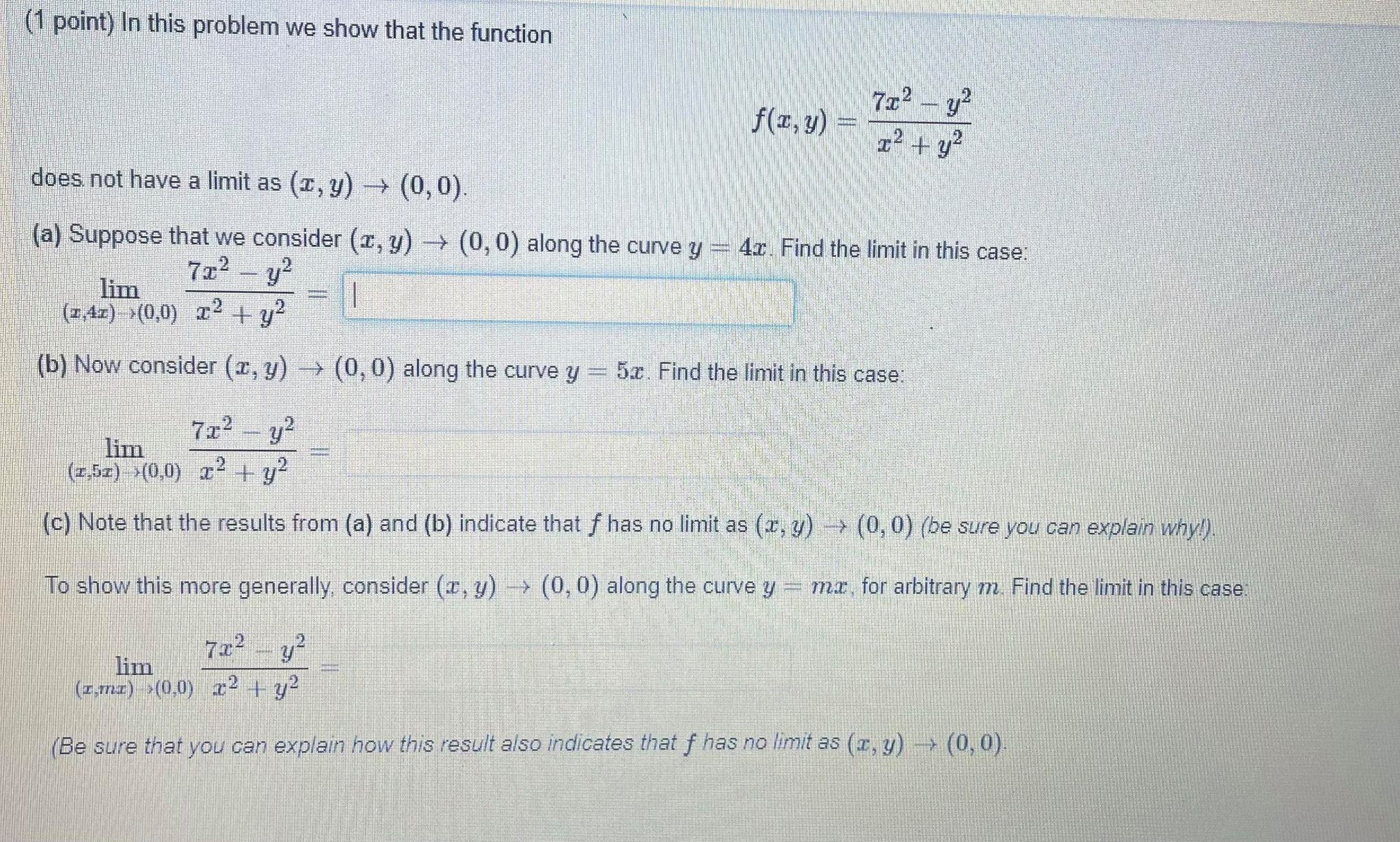 Can someone help me, Please! (1 point) In this problem we show