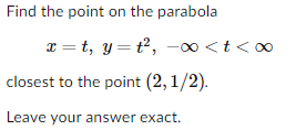 a particle that starts at (a, 0) and traces the ellipse (x-/a?)