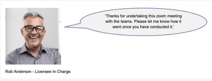 'Thanks for undertaking this zoom meeting With the teams. Please let me