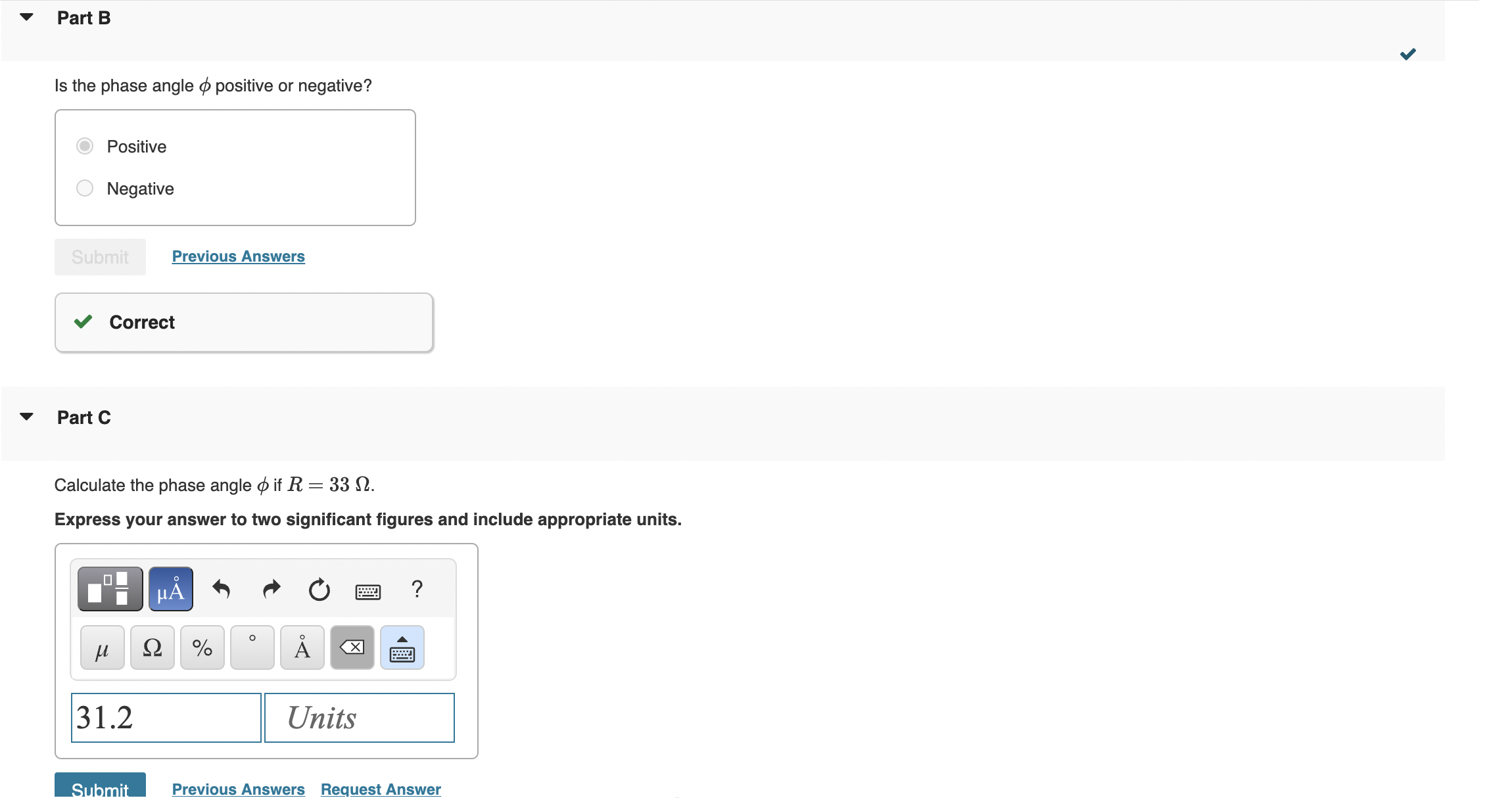 to be 40 9 when the inductive reactance is 60 Q. V