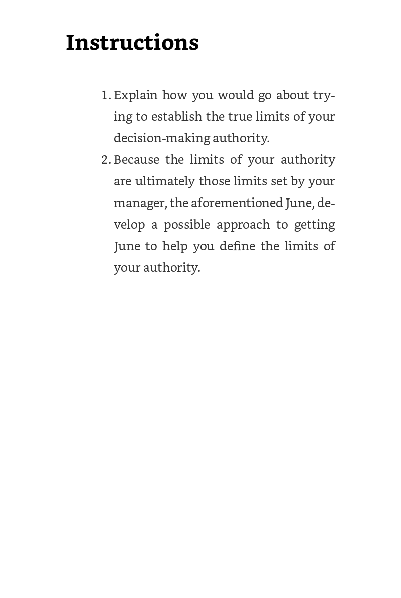 Please read the following and answer the questions Instructions 1. Explain how