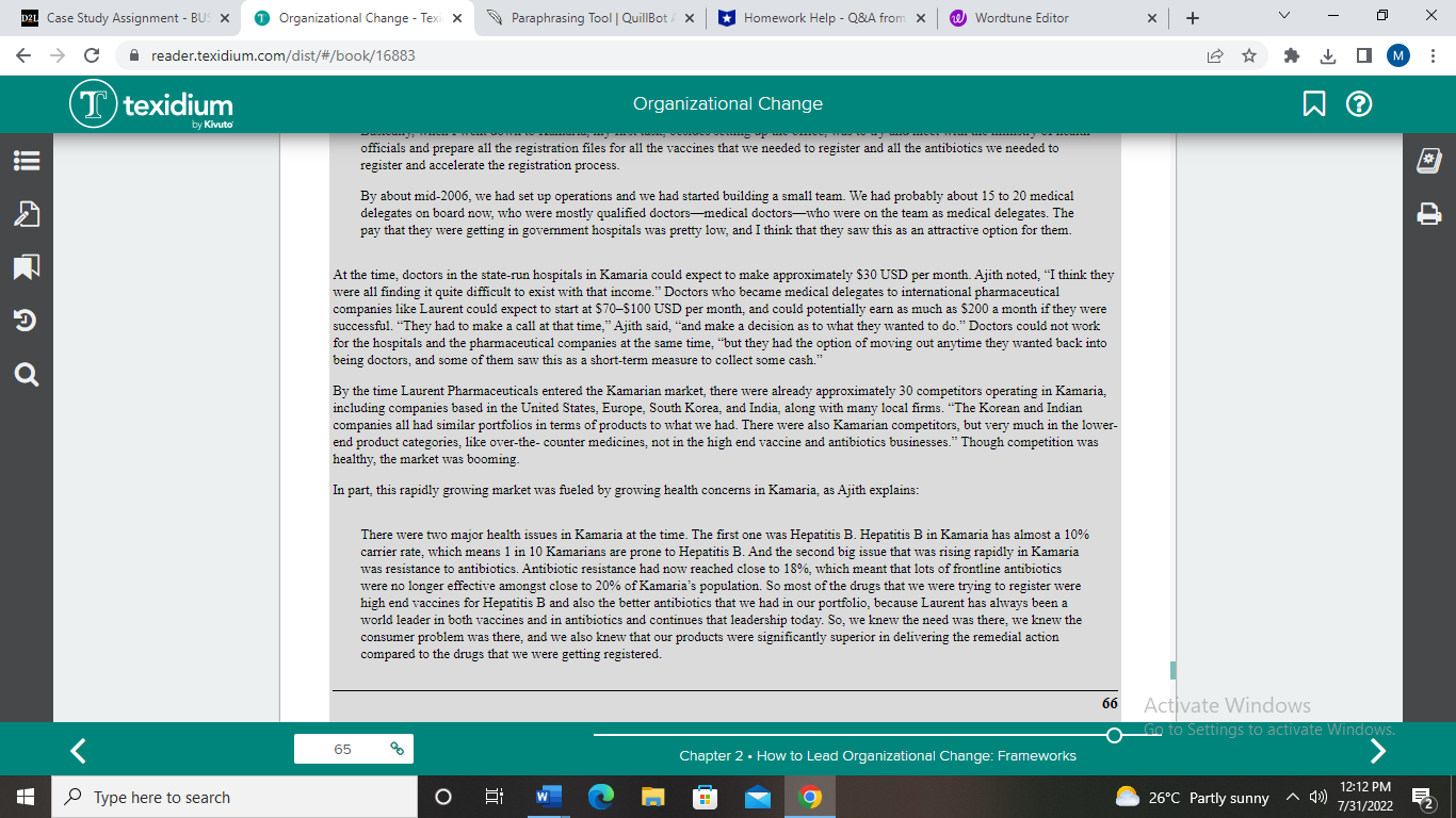 X 1 Organizational Change - Texi X Paraphrasing Tool | QuillBot /