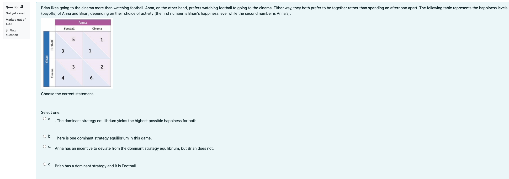 Hello,Can someone please help me with this multiple choice economics question? Question